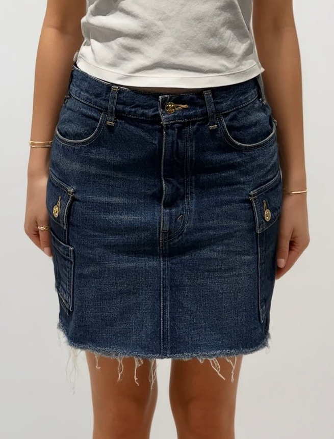 Celine Denim Mini Skirt