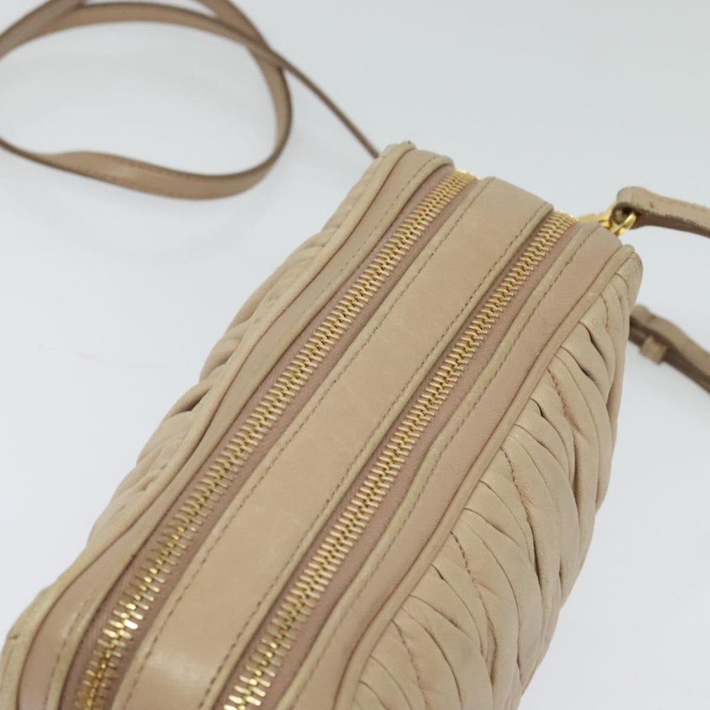 Miu Miu Nude Shoulder Bag