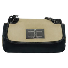 Load image into Gallery viewer, Chanel Navy Canvas Shoulder Bag
