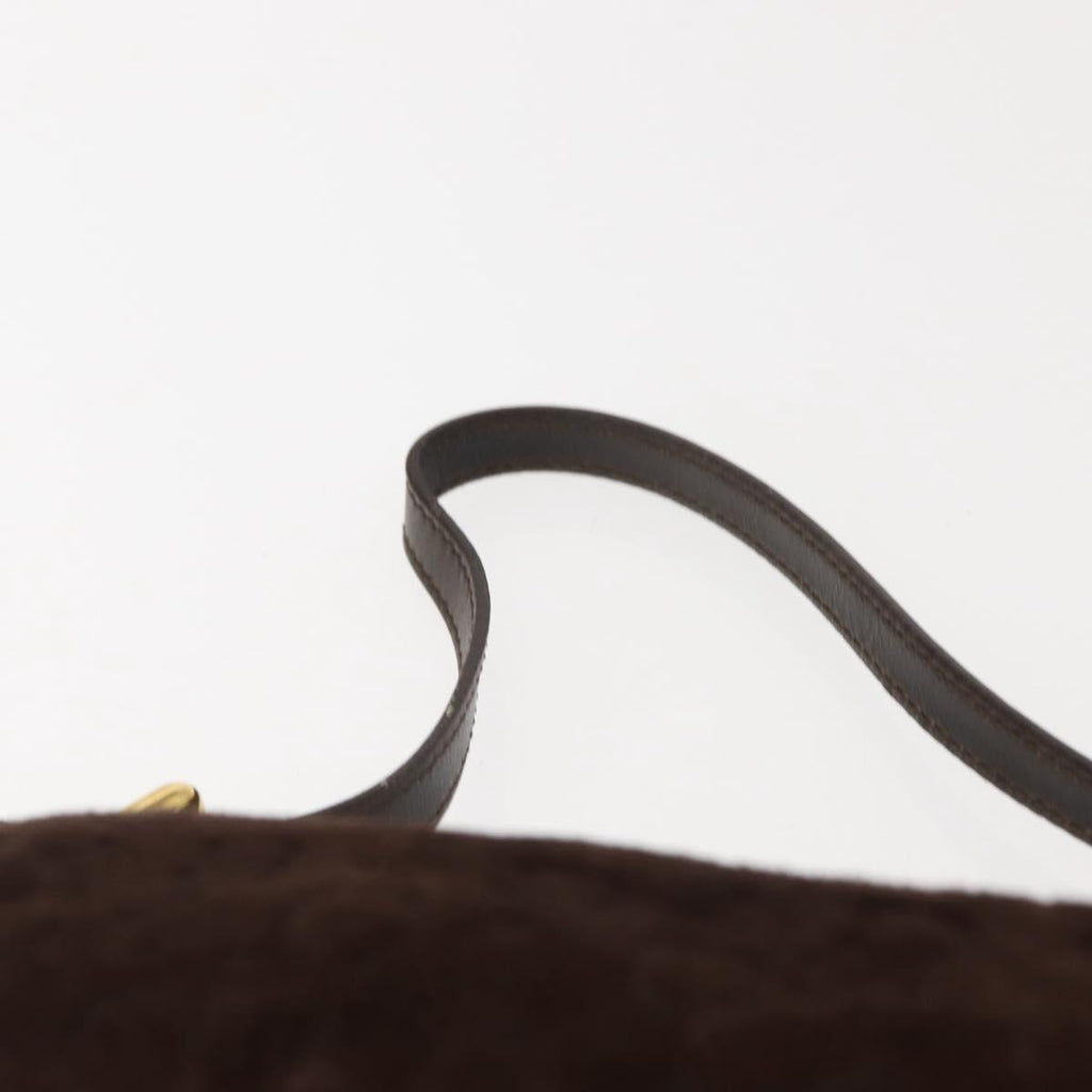 Celine Brown Suede Handbag