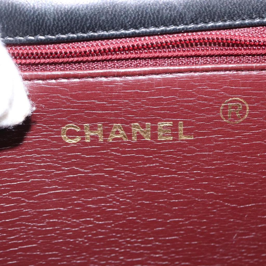 Chanel Black Leather Flap Bag