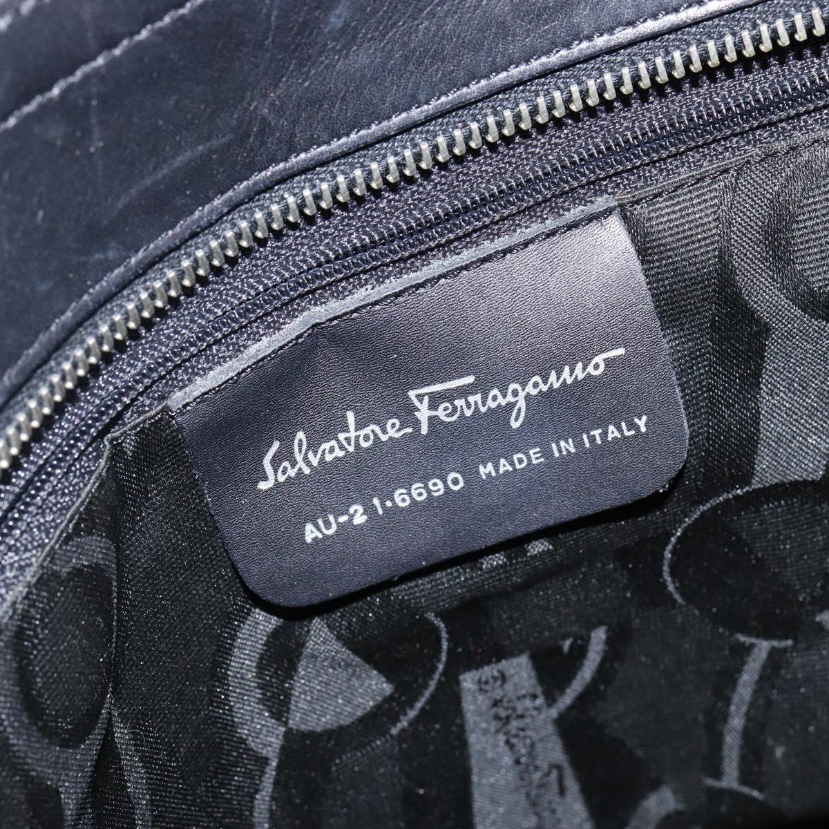 Ferragamo Black Chain Tote