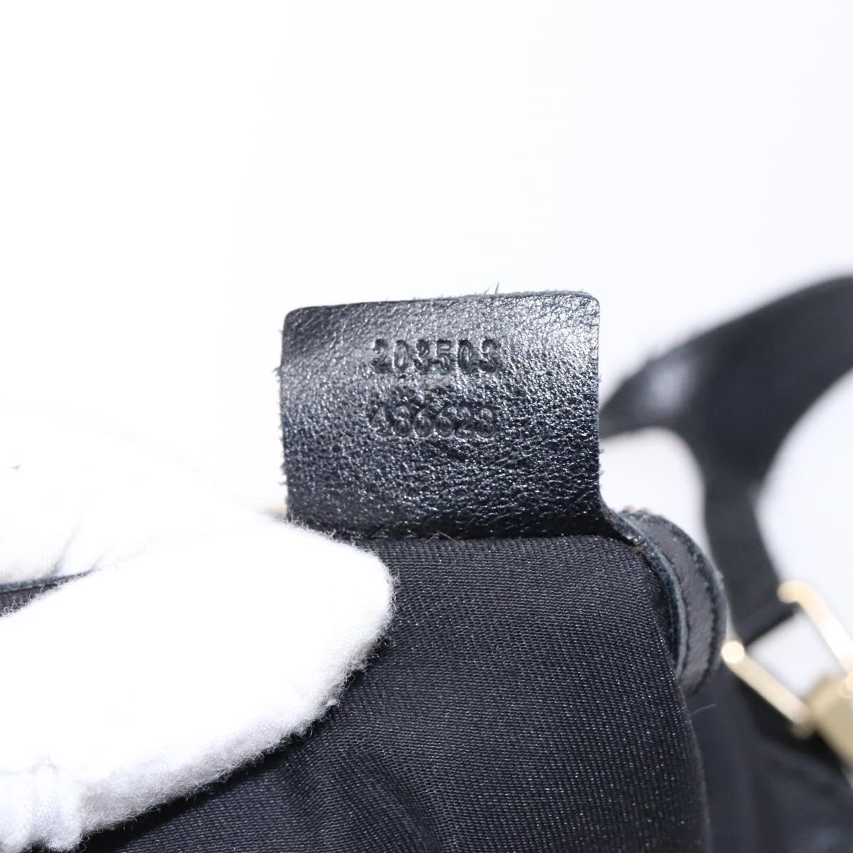 Gucci Black “G” Monogram Shoulder Bag