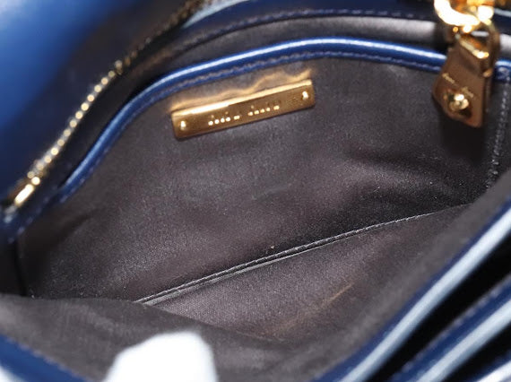 Miu Miu Navy Patent Crossbody