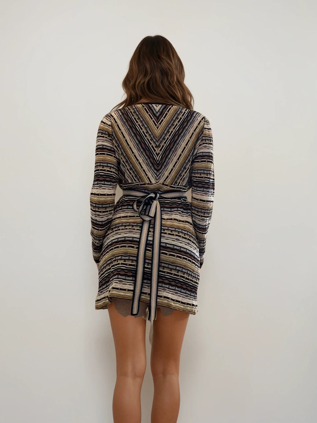 Missoni Striped V-neck Mini Dress