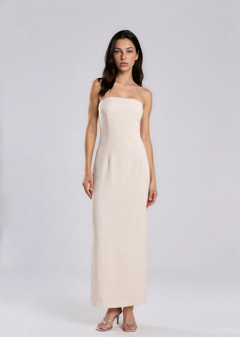 Kaufmanfranco Silk Strapless Dress