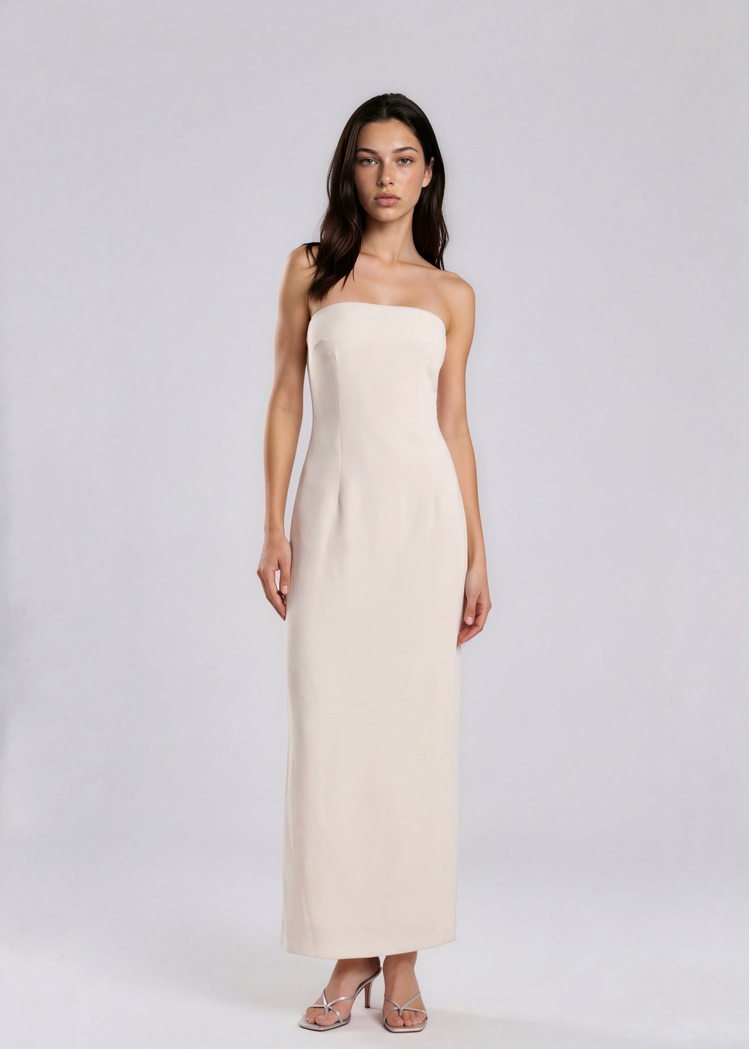 Kaufmanfranco Silk Strapless Dress