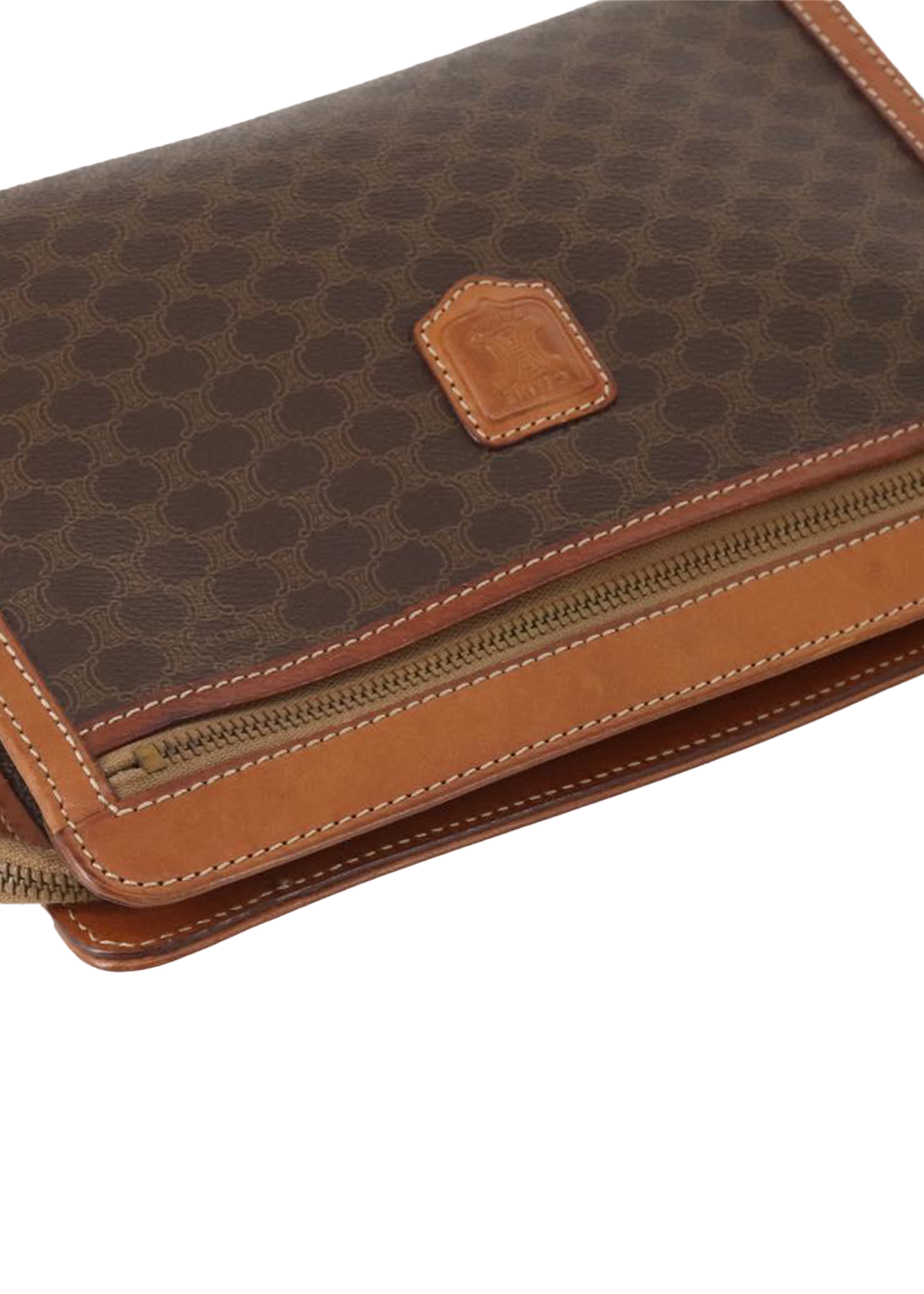 Celine Monogram Brown Clutch