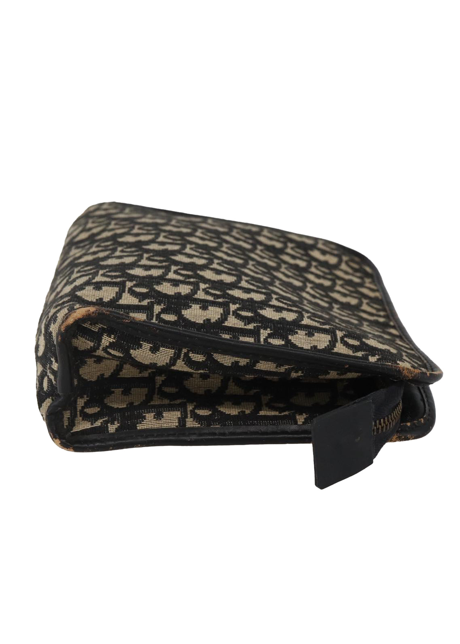 Dior Navy Monogram Rectangle Clutch