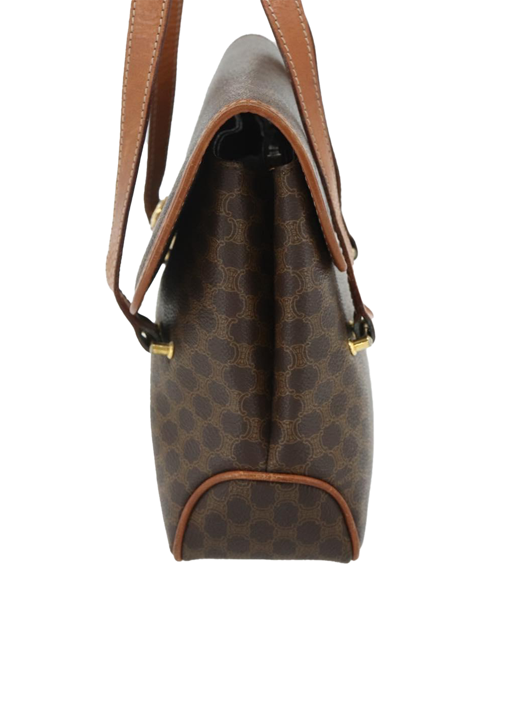 Celine Monogram Brown Shoulder Bag