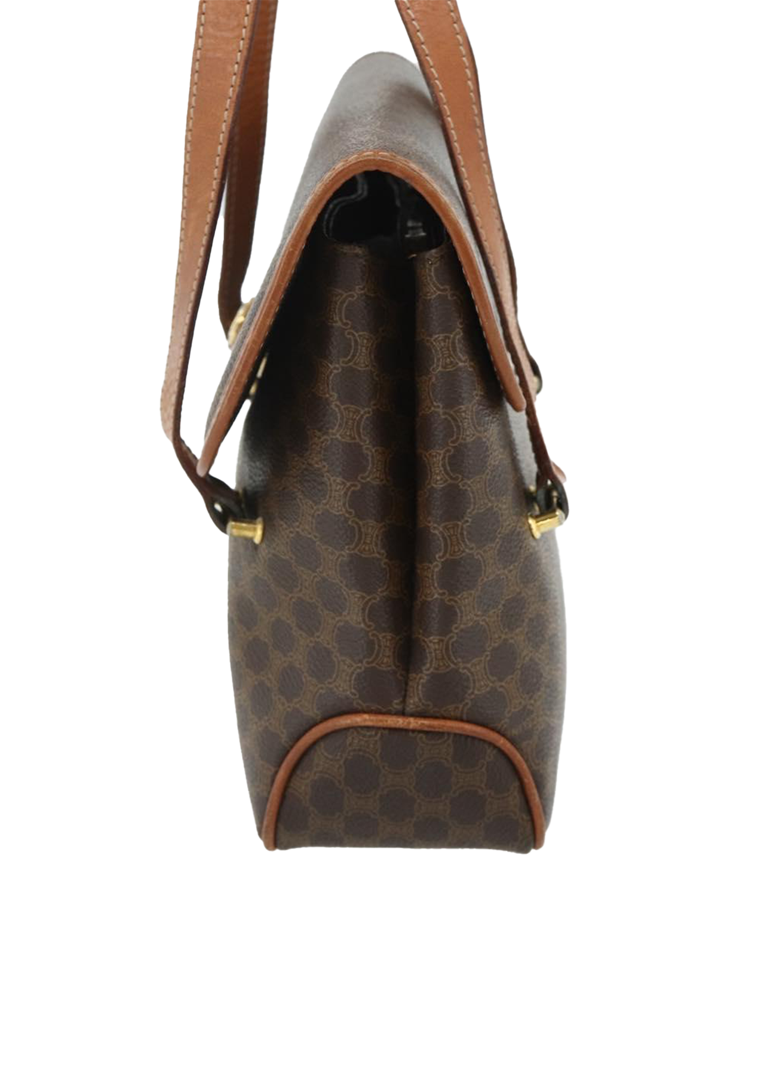 Celine Monogram Brown Shoulder Bag