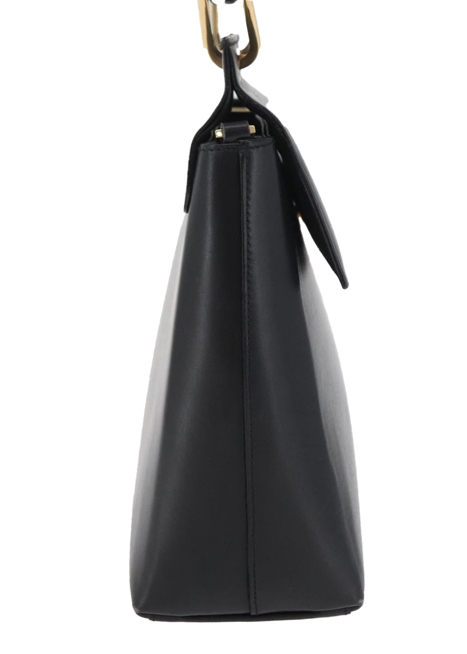 Gucci Black Bamboo Handbag