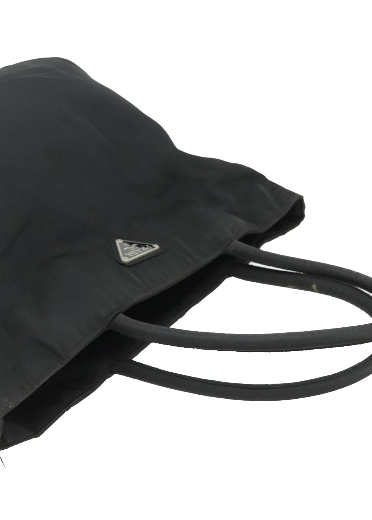 Prada Black Nylon Square Mini Tote