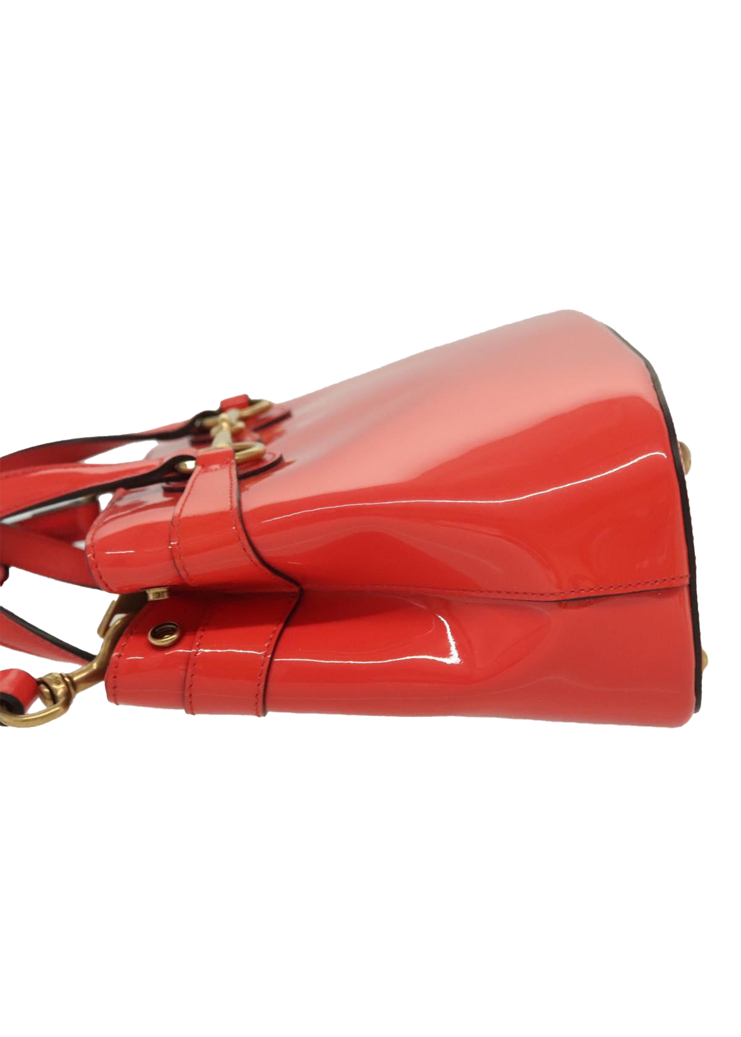 Gucci Red Horsebit Handbag
