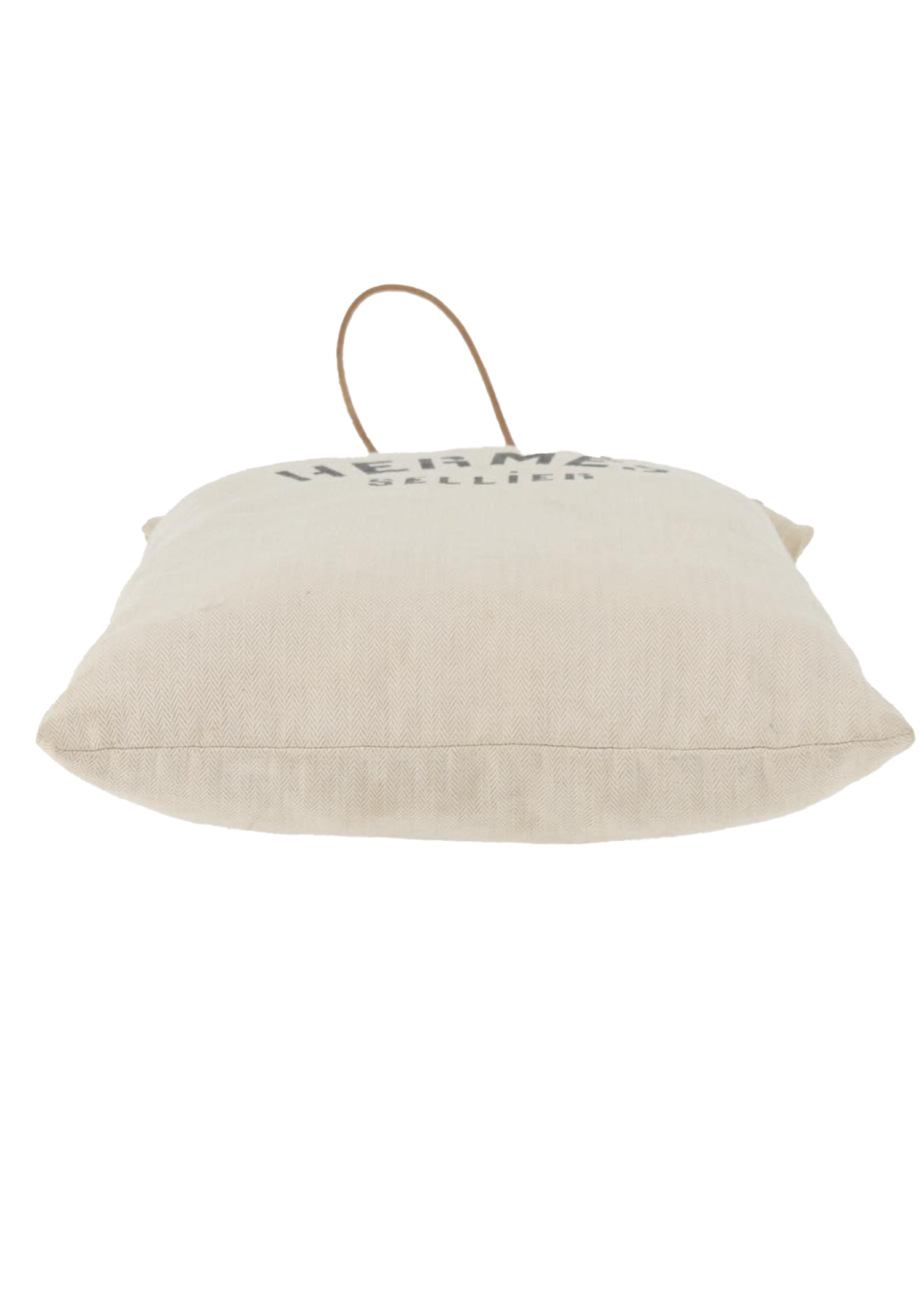 Hermes Cream Spellout Tote