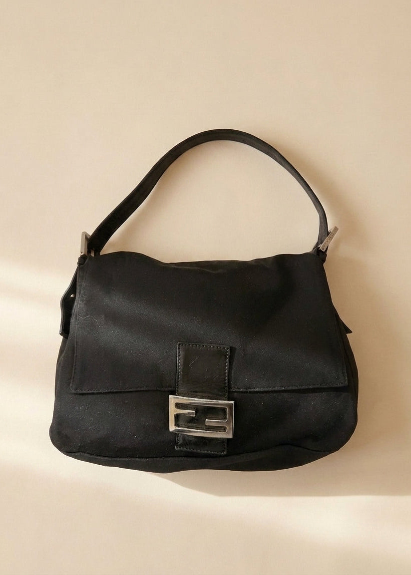 Fendi Black Mama Baguette