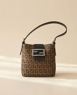 Fendi Zucchino Mini Baguette