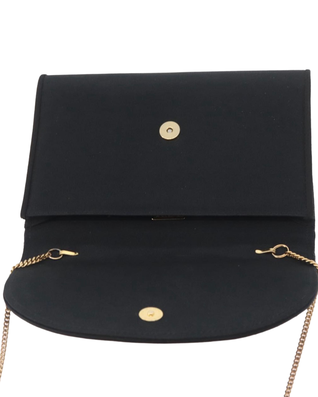 Gucci Black Satin Evening Bag