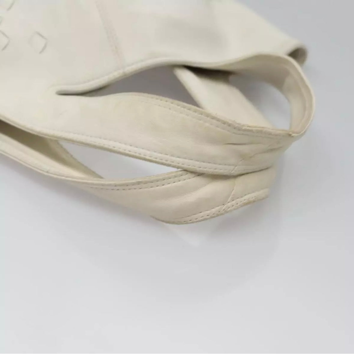 Bottega Veneta White Bucket Tote