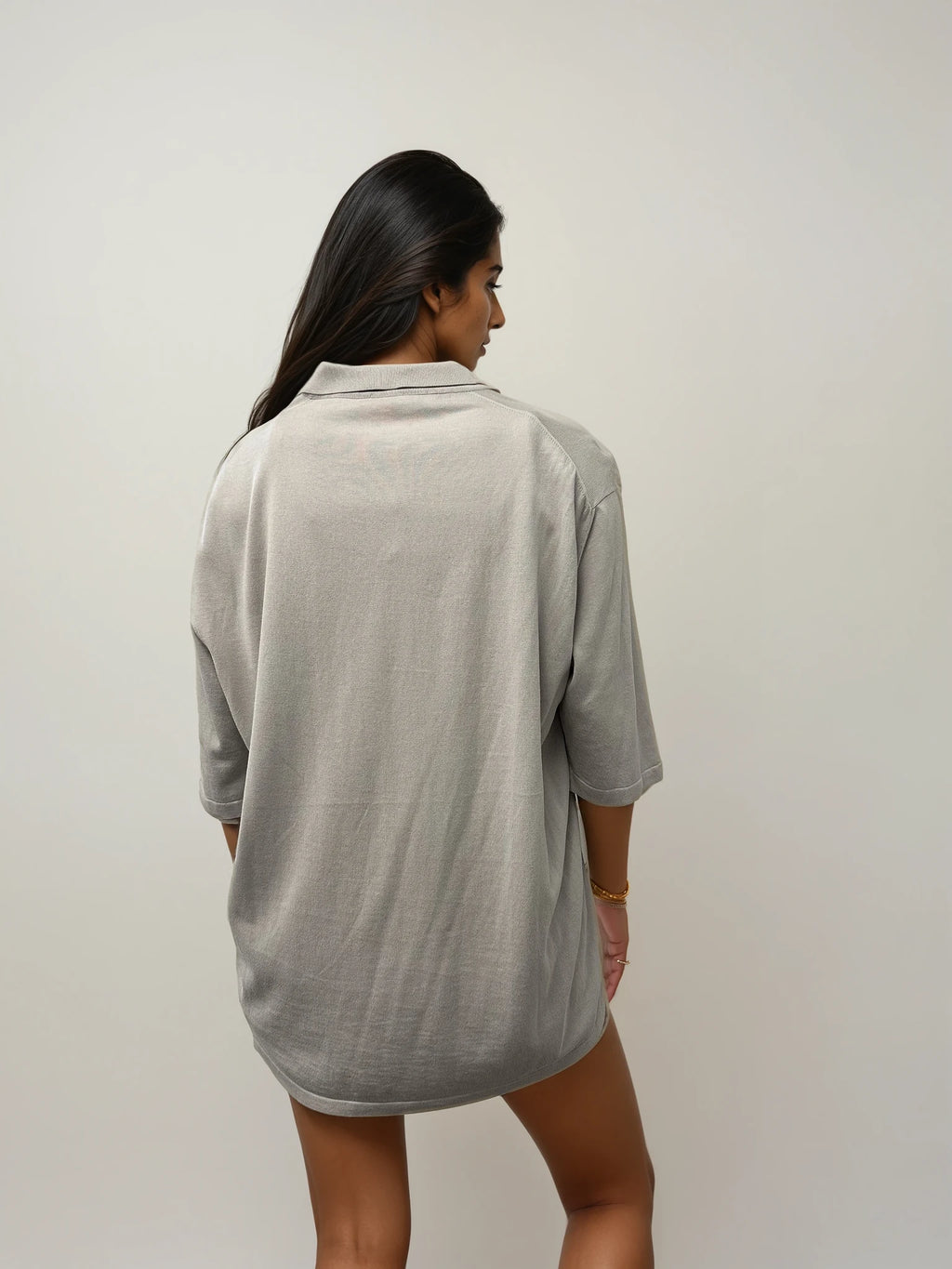 Jil Sander Grey Polo