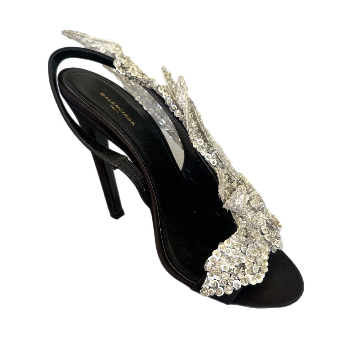 Balenciaga Slash Cloth Heels