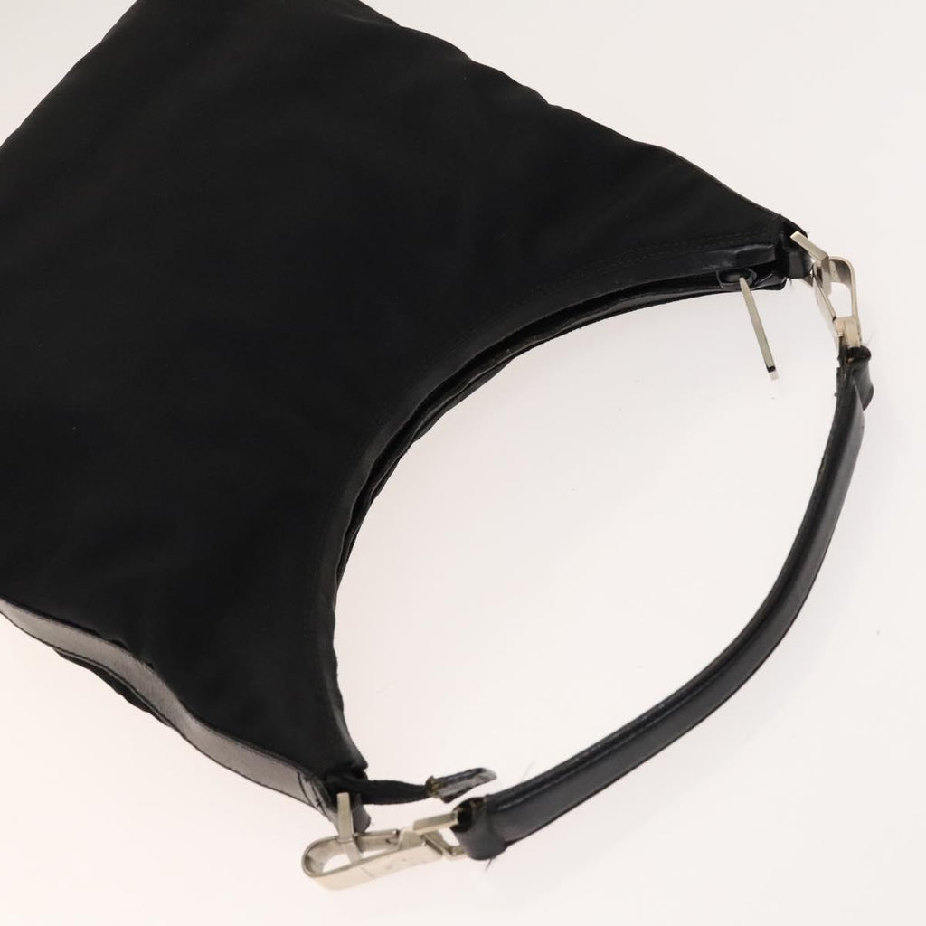 Gucci Black Canvas and Leather Shoulder Bag