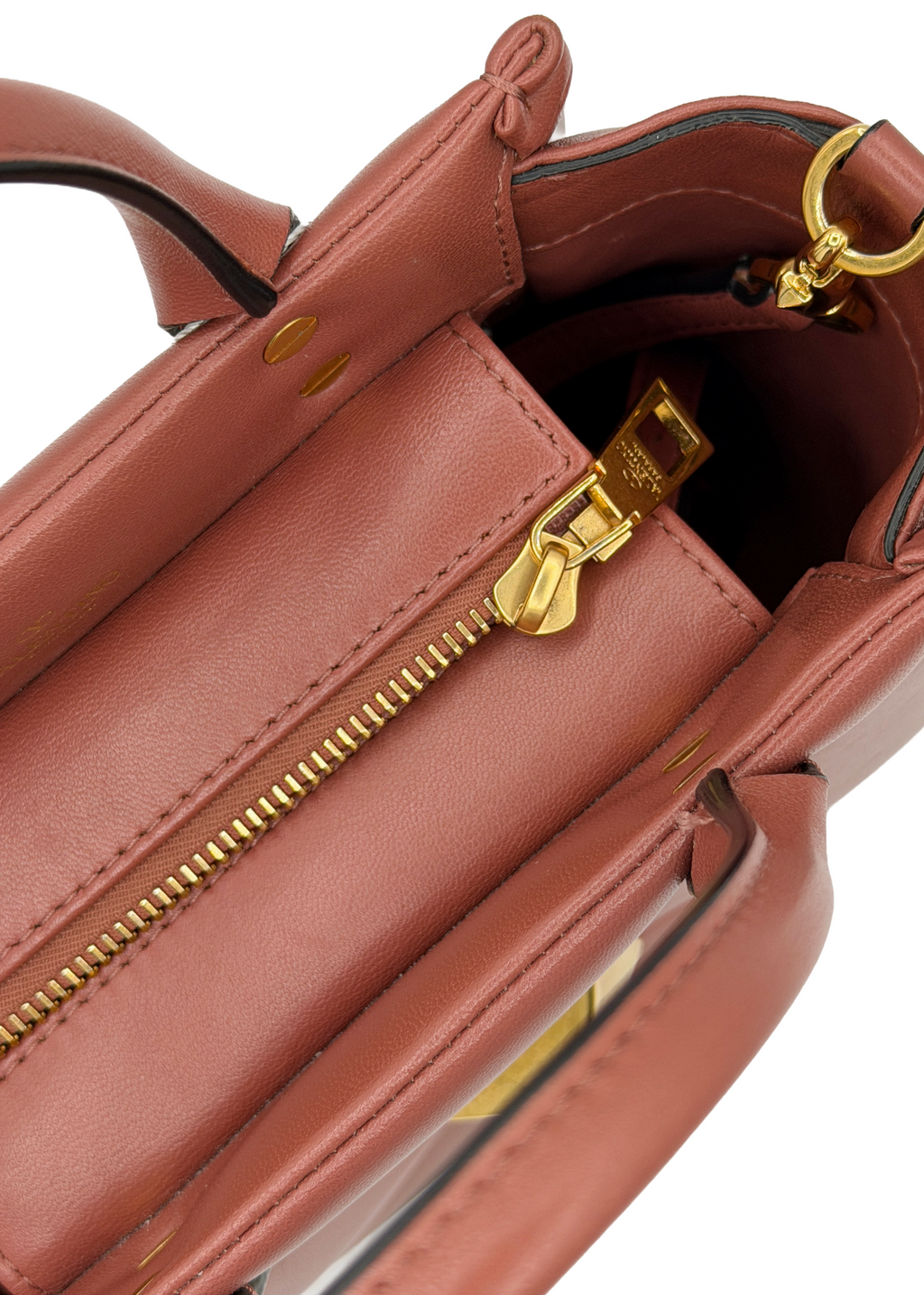 Valentino Mauve Rockstud Shoulder Bag