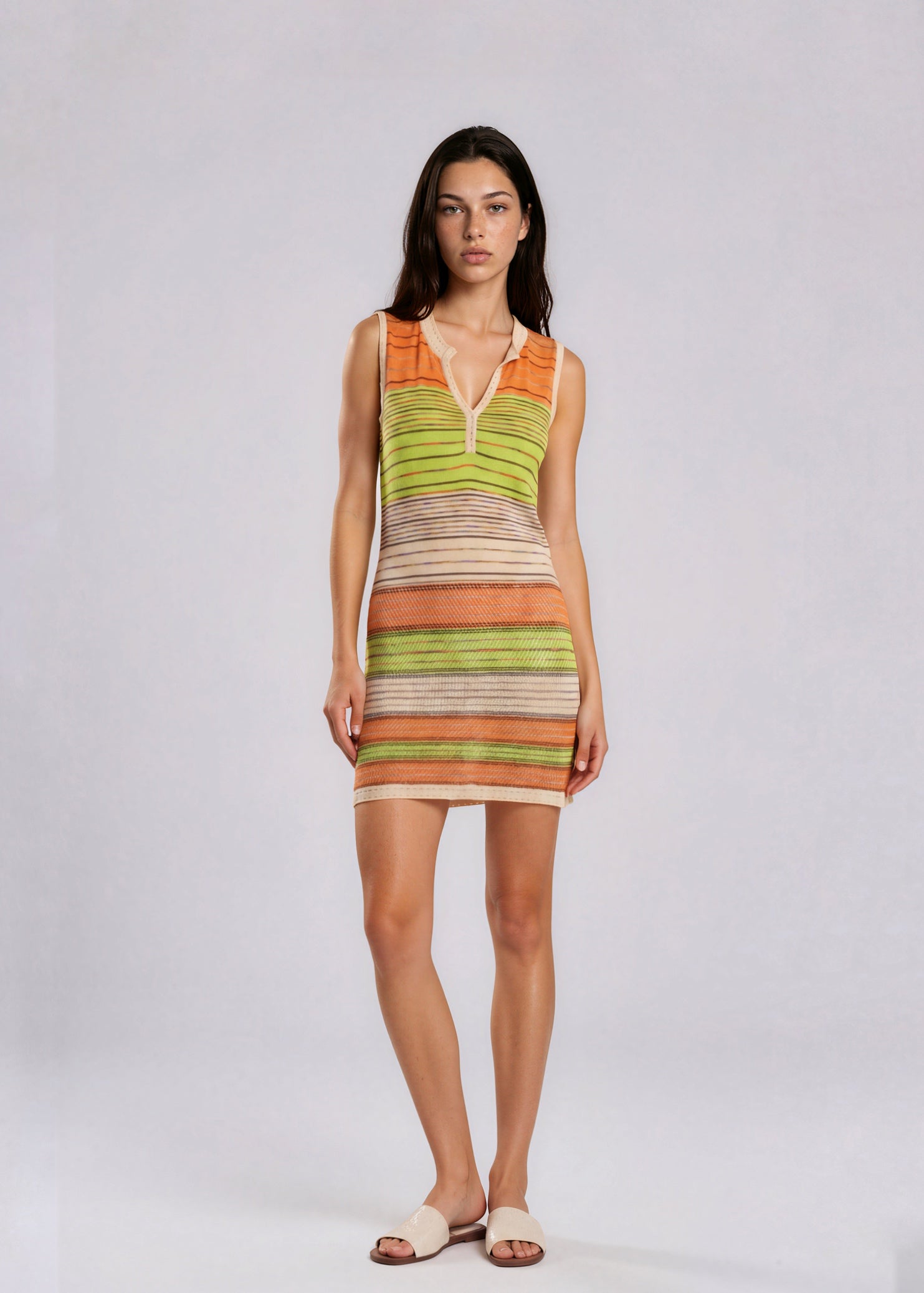 Missoni Striped Tank Mini Dress