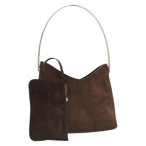 Gucci Brown Suede Shoulder Bag