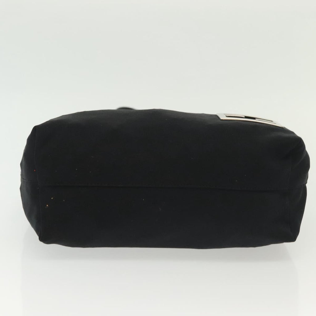 Fendi Black Nylon Baguette Tote