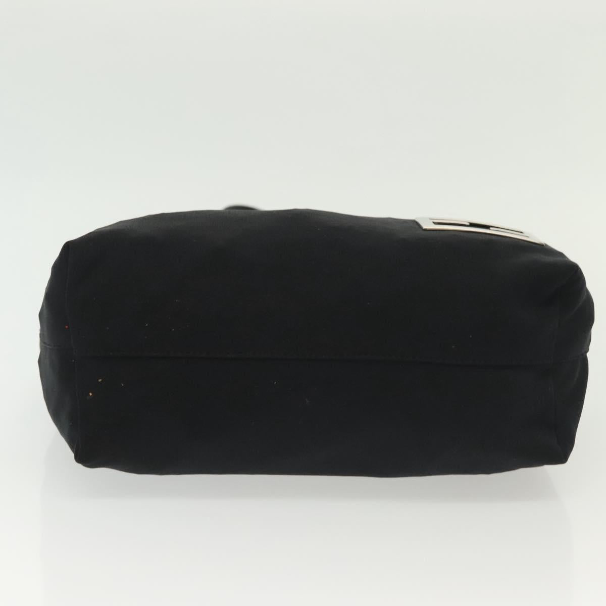 Fendi Black Nylon Baguette Tote