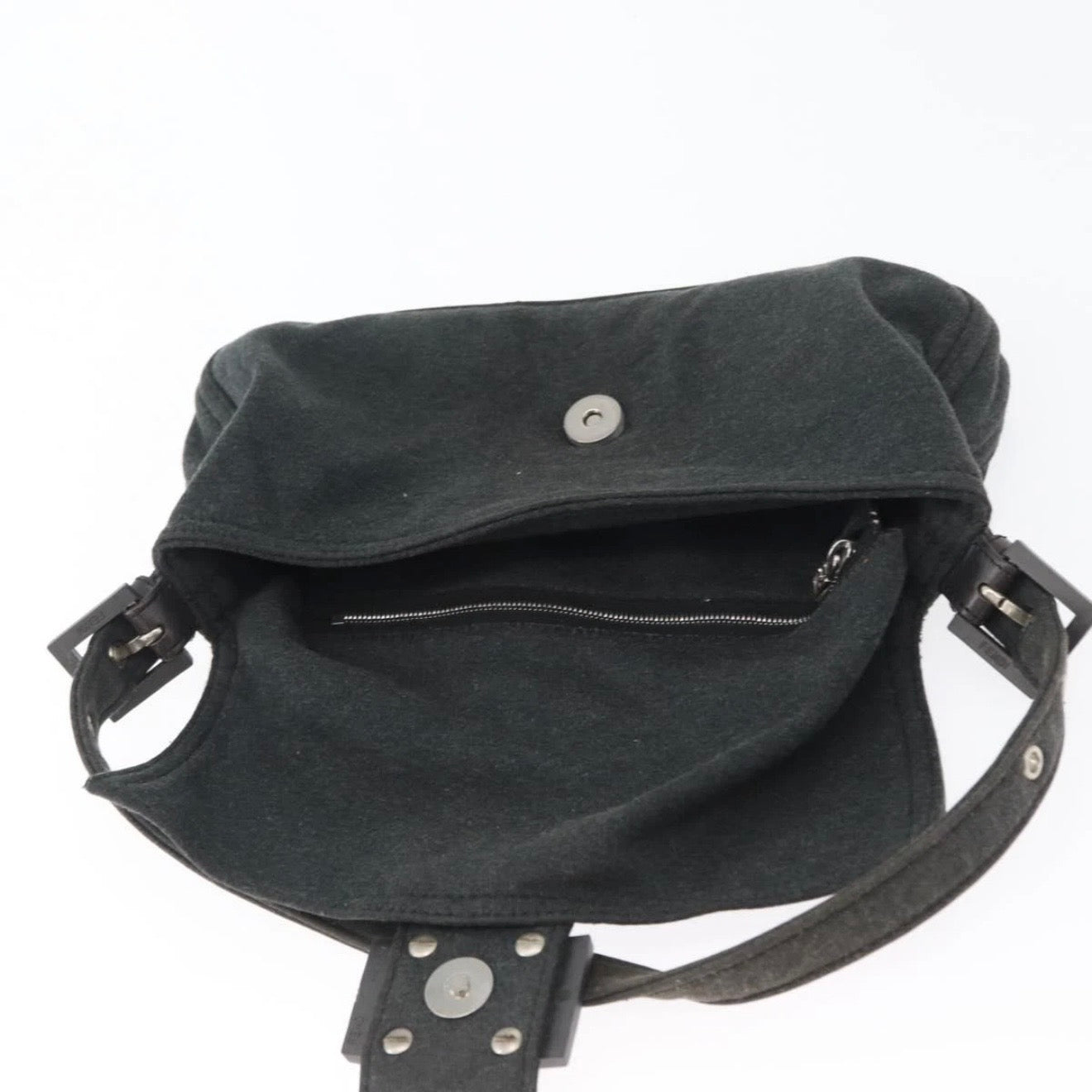 Fendi Grey Baguette