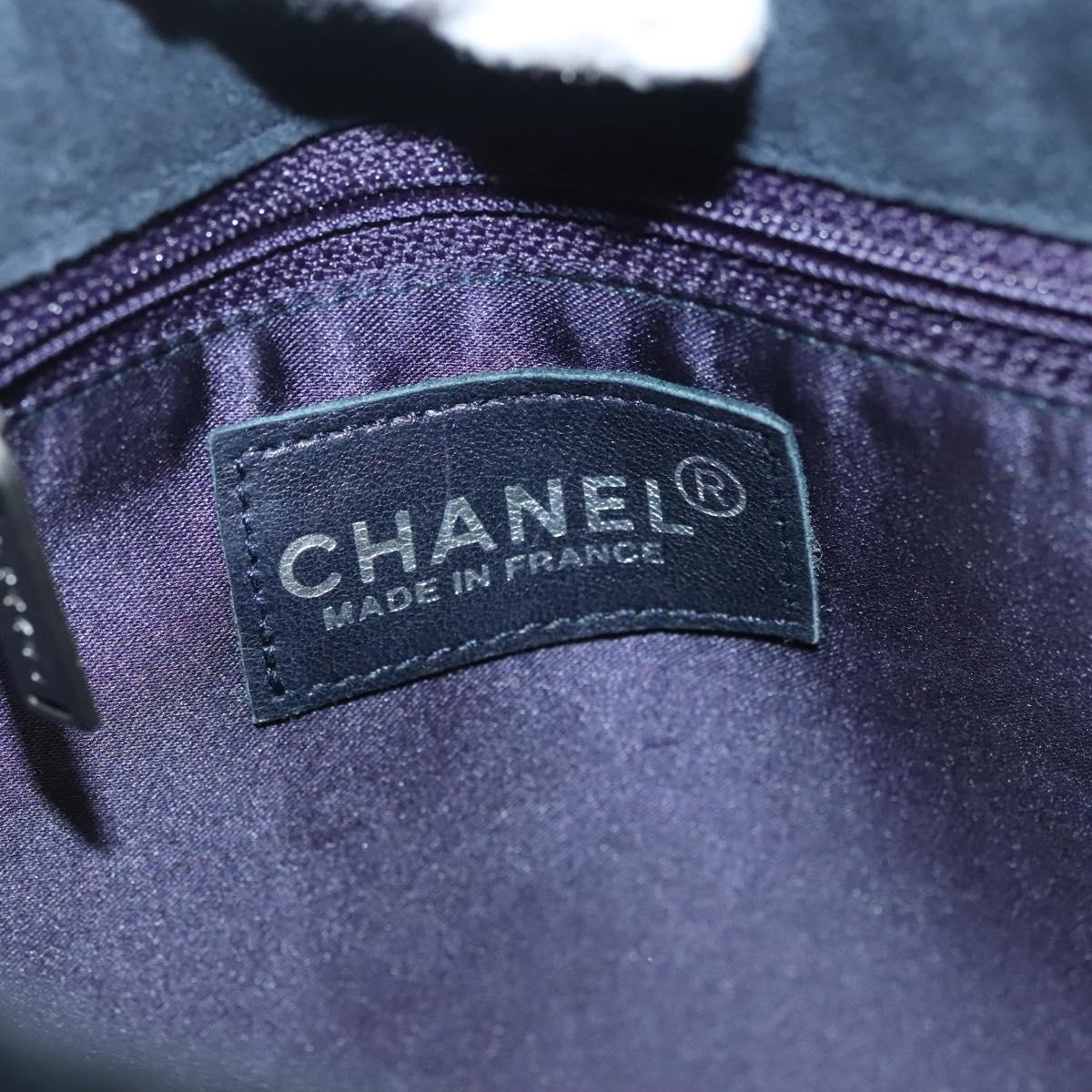 Chanel Navy Suede Fringe Tote