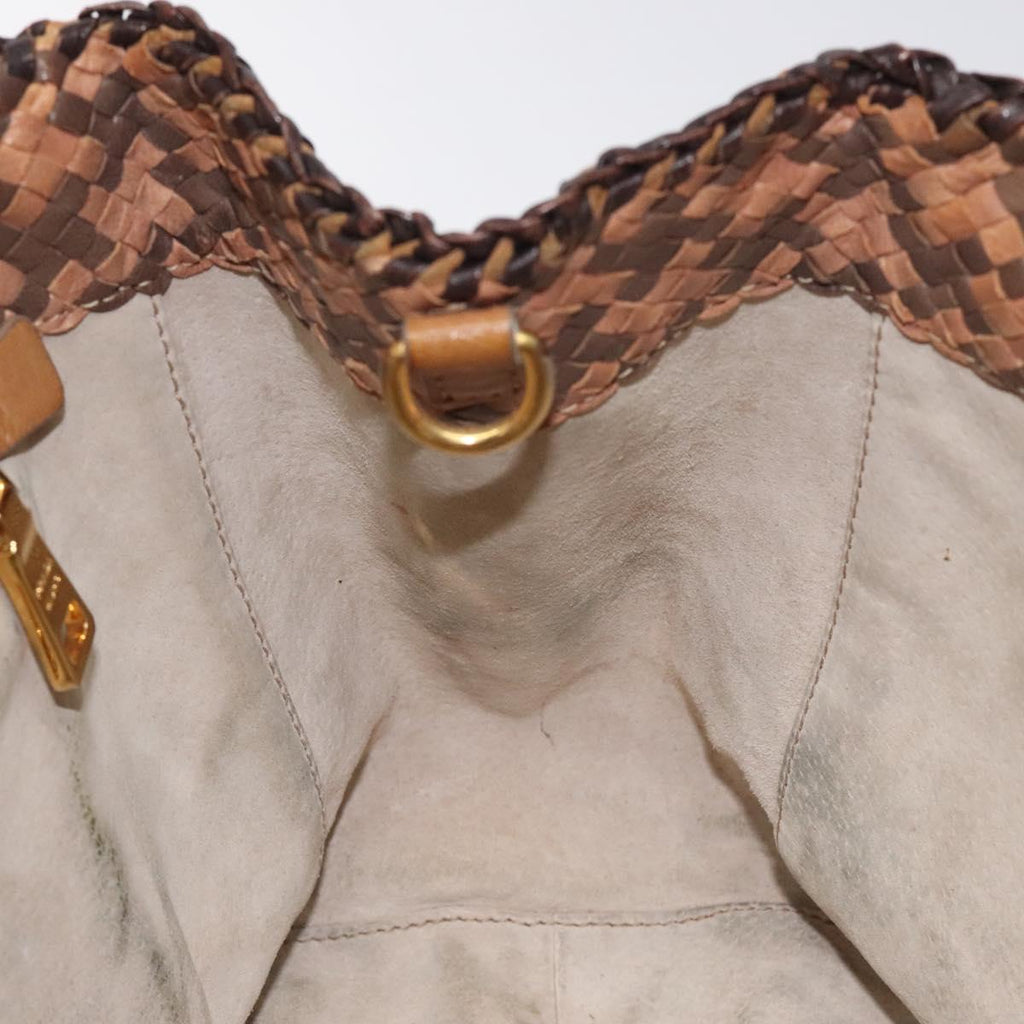 Prada Woven Leather Handbag