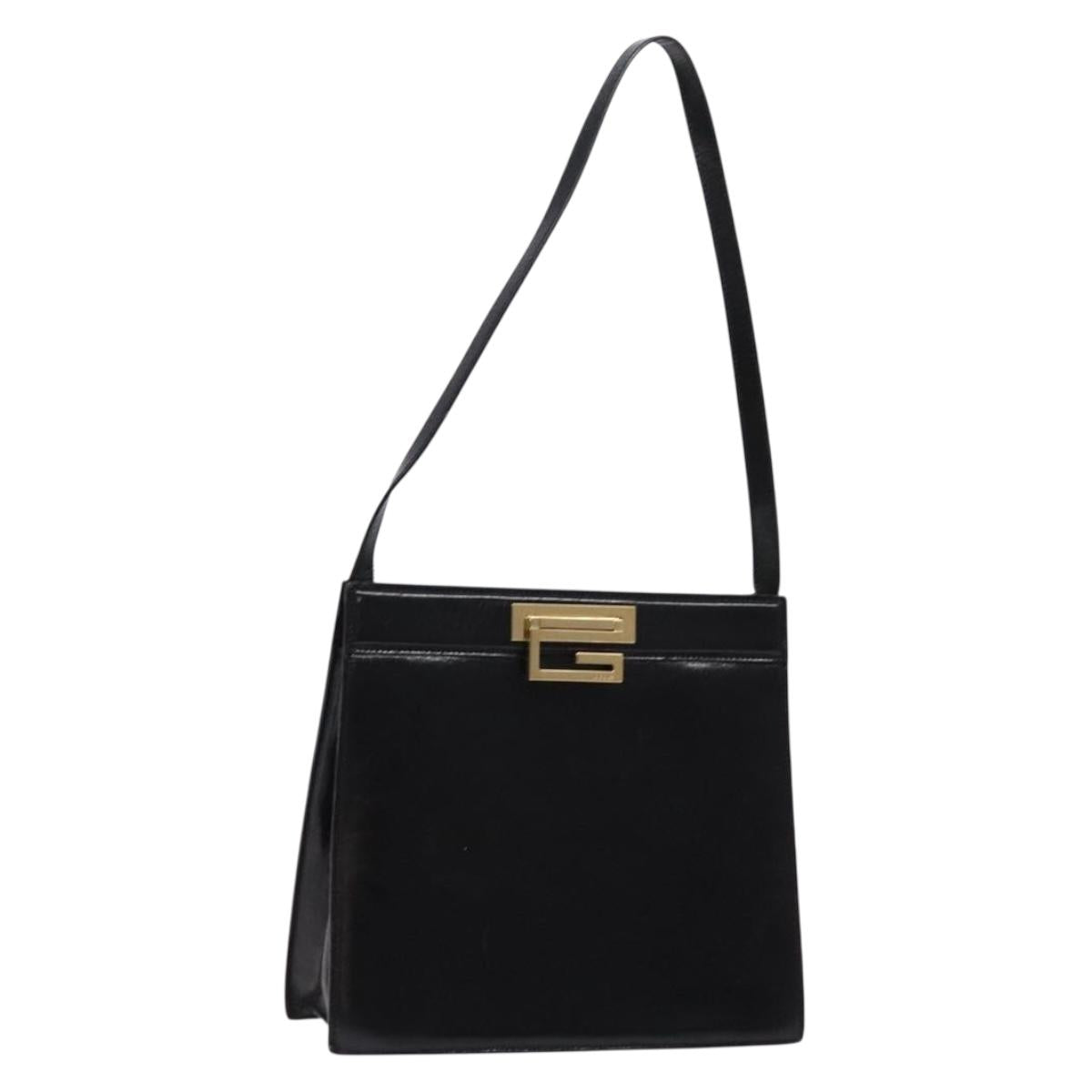 Gucci Tom Ford Black Patent Shoulder Bag