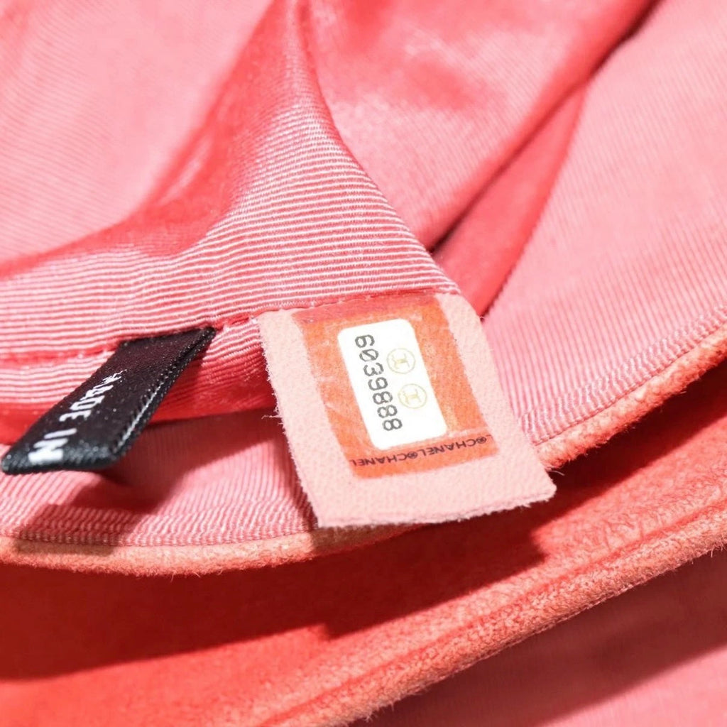 Chanel Red Suede Re-issue Flap Bag