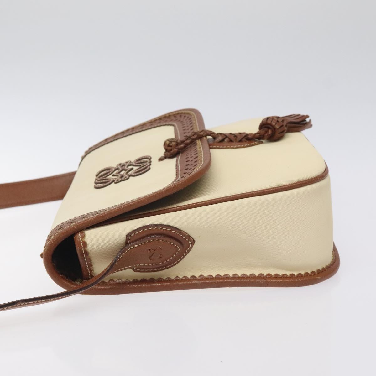 Loewe Cream and Brown Crossbody