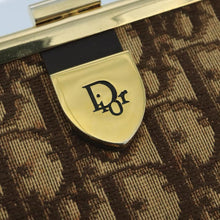 Load image into Gallery viewer, Dior Brown and Gold Monogram Clutch
