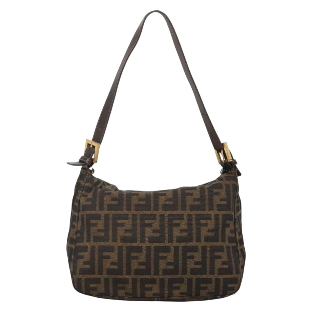 Fendi Zucca Rounded Baguette