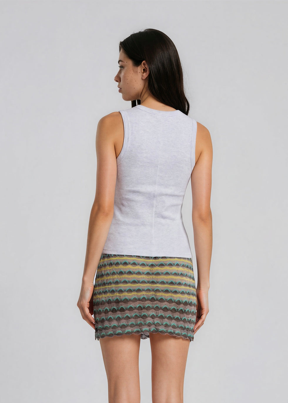Missoni Blue and Yellow Mini Skirt
