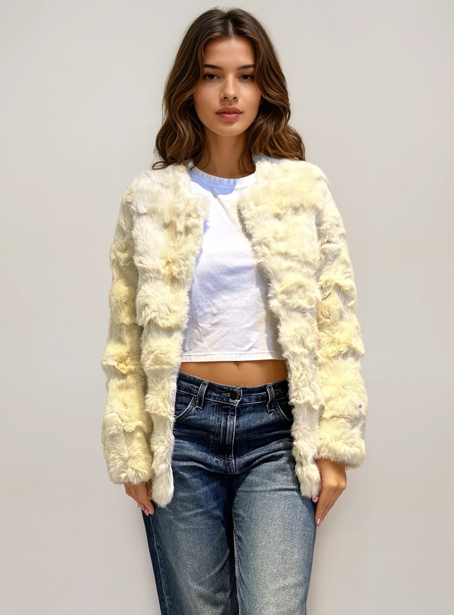 White Fur Coat