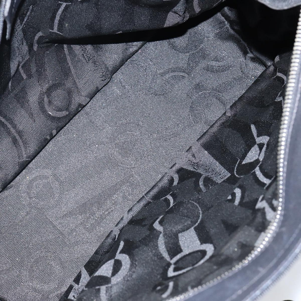 Ferragamo Black Chain Tote