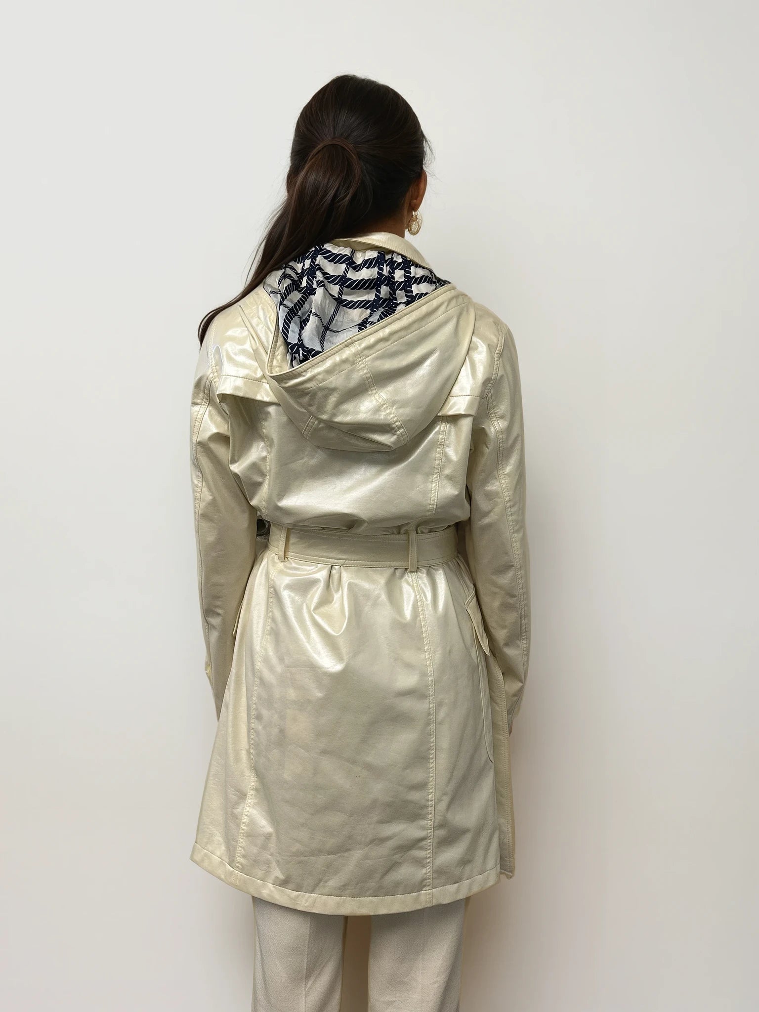 Burberry Ivory Trench Coat