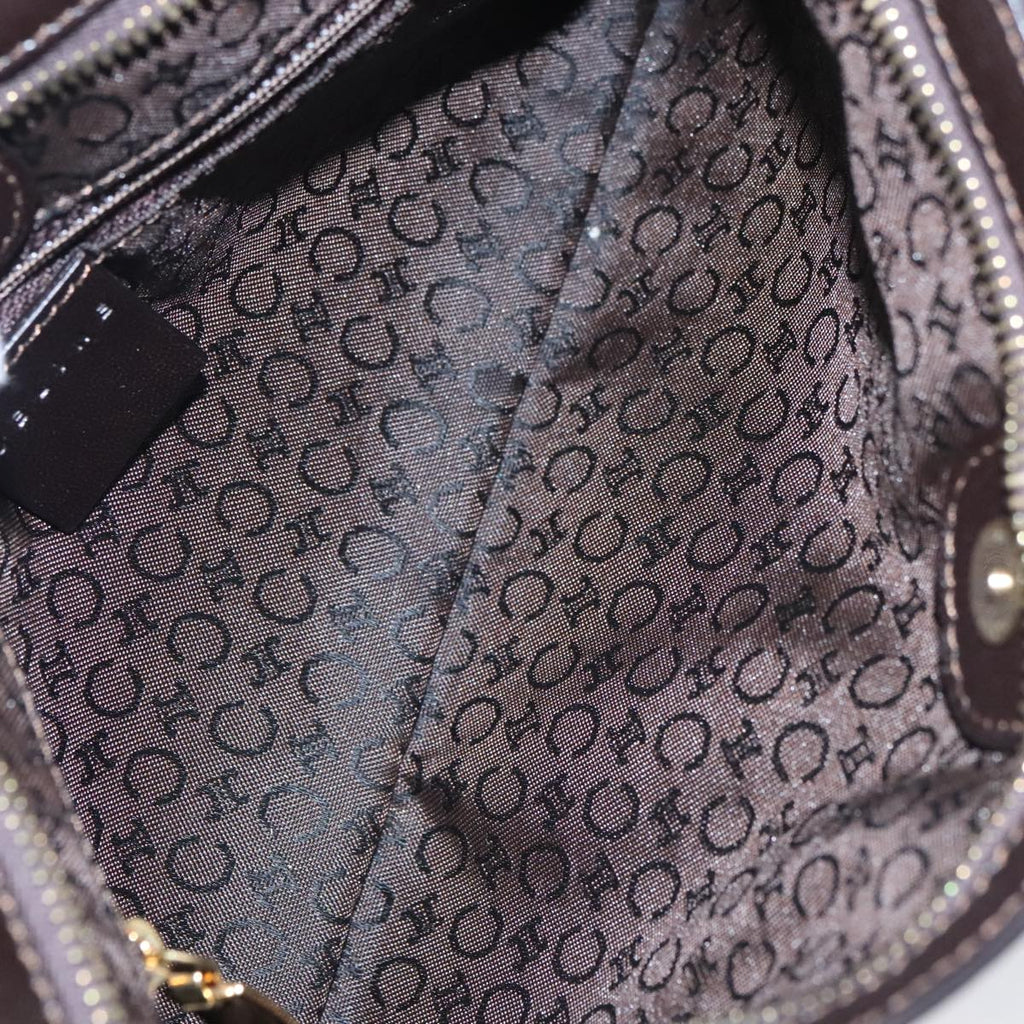 Celine Houndstooth Chain Clutch Bag