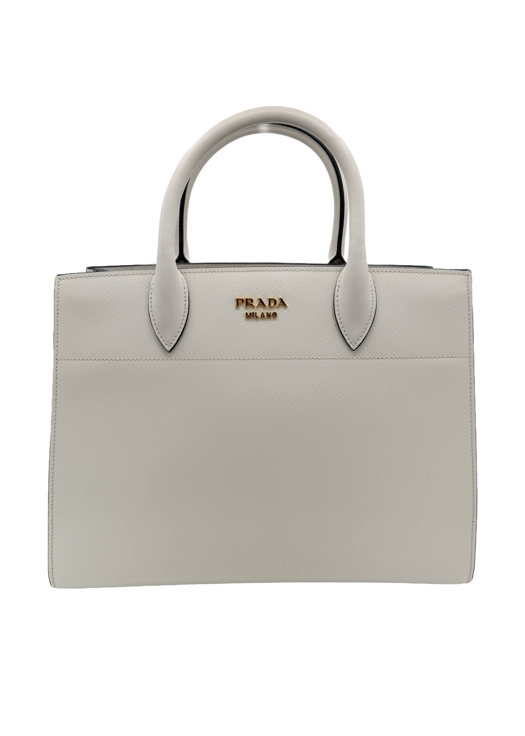 Prada White Saffiano Handbag