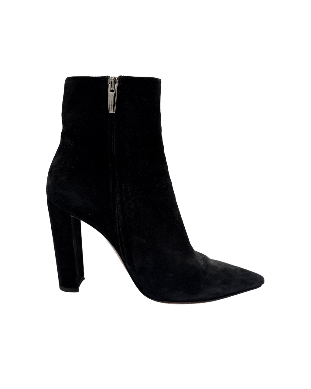 Gianvito Rossi Black Suede Ankle Booties