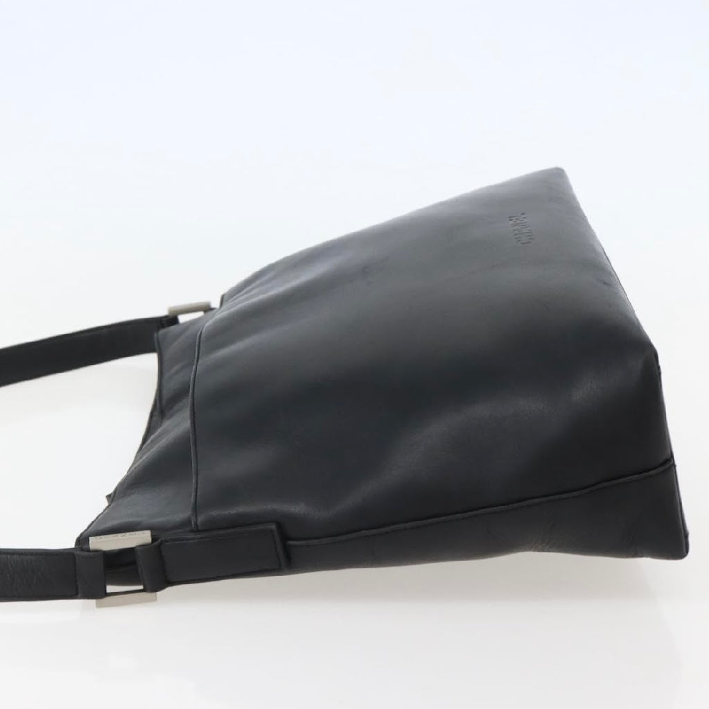 Chanel Black Leather Shoulder Bag