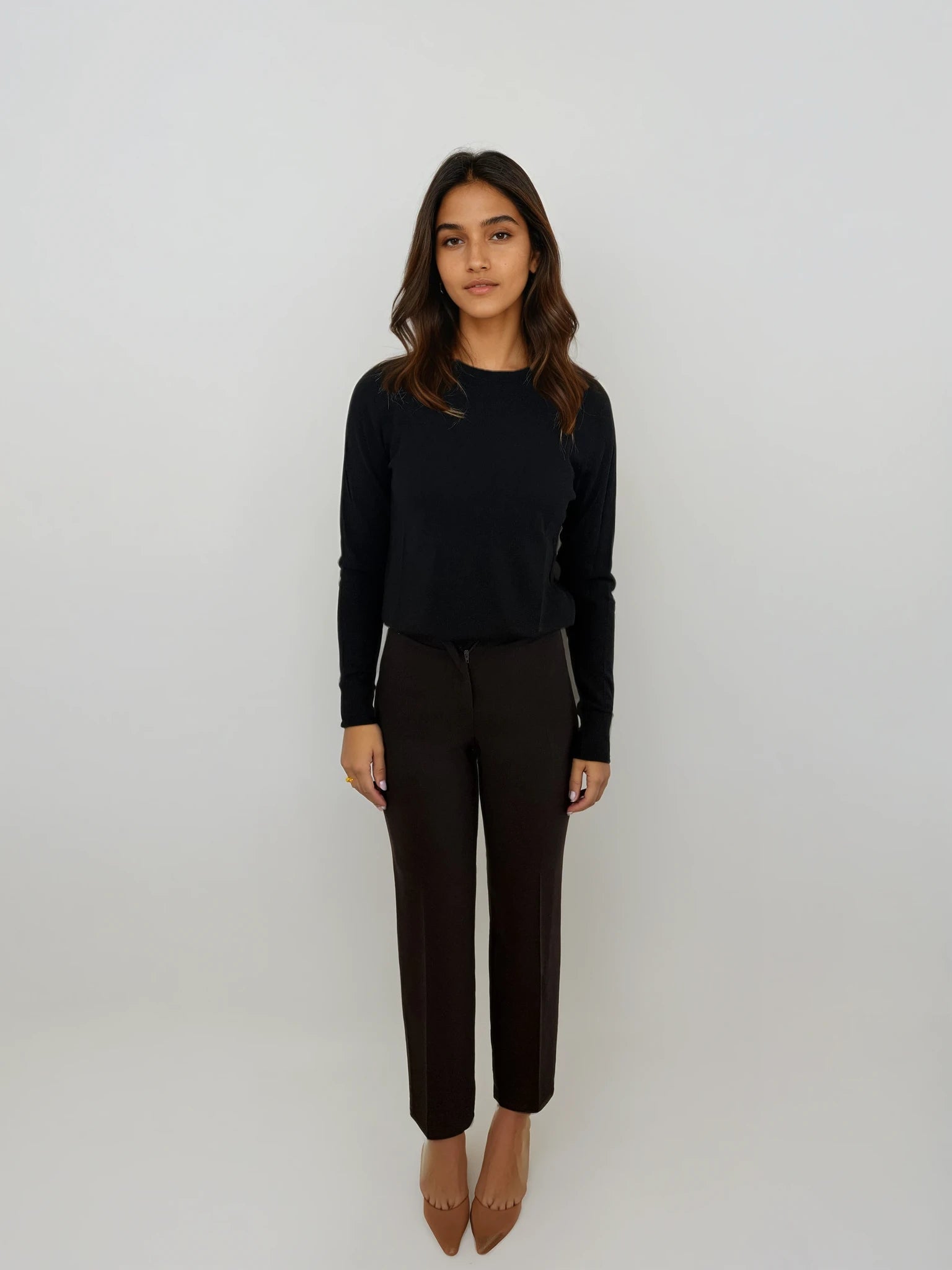 Celine Brown Wool Pants