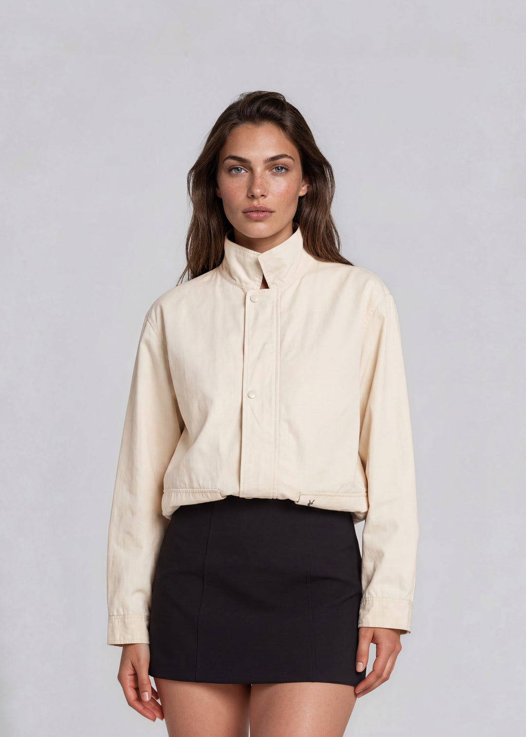 YSL White Pocket Bomber