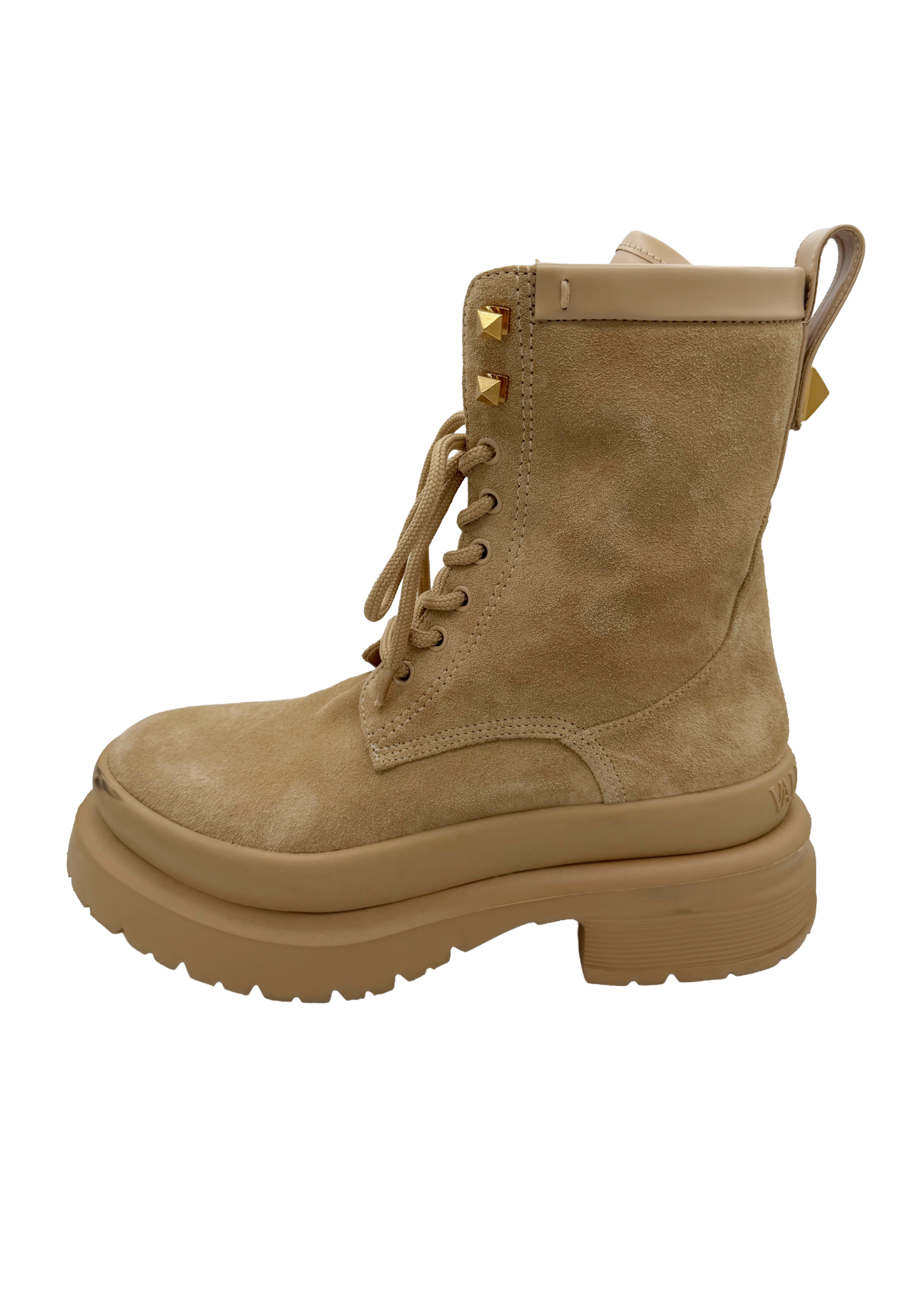Valentino Tan Suede Boots